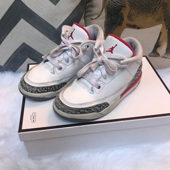 Jordan Shoes | Air Jordan Retro 3 Elephant Print White Size1 | Poshmark